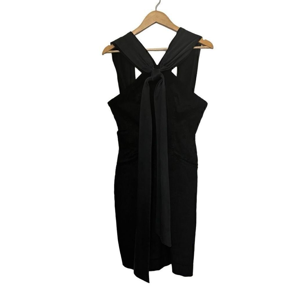Adam lippes sleeveless corduroy mini dress black